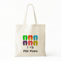 Flip Flops Tote Bags