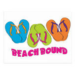 Flip Flops Beach Bound Postcard
