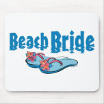Flip Flops Beach Bride mousepads
