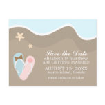 Flip Flops Beach Wedding Announcements Postcard