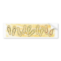 Flip Flops Bumper Sticker