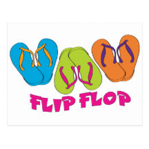 Flip Flops Post Cards