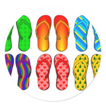 Flip Flops Stickers