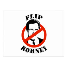 FLIP ROMNEY POSTCARD