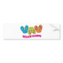 FlipFlops_BeachBound Bumper Sticker