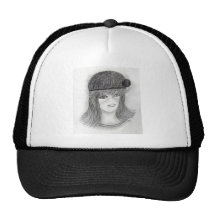 Flipped Hair Flapper Trucker Hats