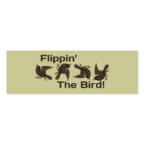 Flipping the Bird Business Cards