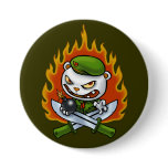 Flippy Flame Tattoo Button