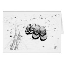 Flippy Floppies Greeting Card