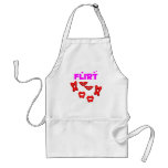 Flirting Kissing Lips aprons