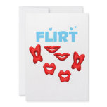 Flirting Kissing Lips invitations