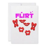 Flirting Kissing Lips invitations