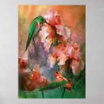 Flirting So Sweetly Art Poster/Print
