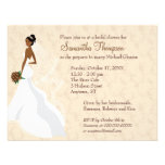 Flirty Champagne Bridal Shower Announcements