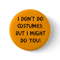 Flirty Halloween Pinback Buttons