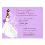 Flirty Lilac 2 Bridal Shower Invitation
