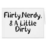 Flirty Nerdy Dirty cards