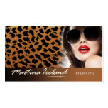 Flirty Salon Makeup Artist Hair Stylist business cards