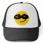 Flirty sunglasses smiley face hats