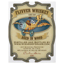 Flivver Whiskey Label