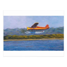 float plane postcards