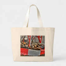 Floating And Napping Canvas Bag