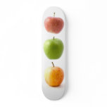 Floating Apples In Traffic Light Colours skateboards