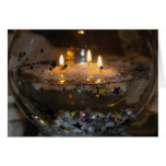 Floating Candles blank card