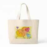 Floating Hearts Tote Bags