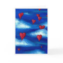 Floating Hearts cards