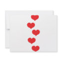 floating hearts invitations