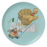 Floating Turkey Dinner Party Plates