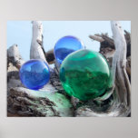 Floats on Driftwood Print