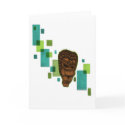 Floaty Tiki Greeting Card