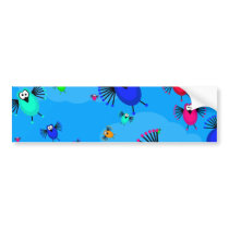 Flock of Birds Bumper Stickers