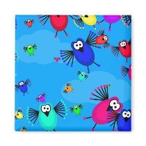 Flock of Birds magnets