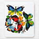 Flock Of Butterflies mousepads