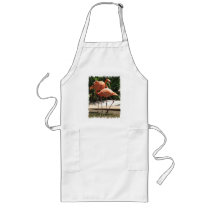 Flock of Flamingos Long Apron