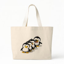 Flock of Penguins Canvas Bag