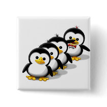 Flock of Penguins Pin