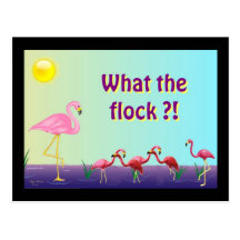 Flock Off Postcards