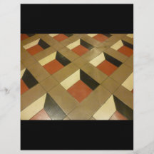 Floor Optical Illusion pattern tiles Las Vegas pho Full Color Flyer