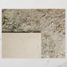 Floor tile and concrete flyer