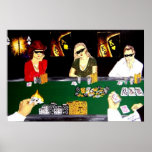 FLOPPED A ROYAL FLUSH POKER ART by Teo Print