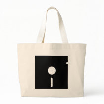 Floppy disc canvas bags
