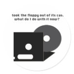 Floppy Disc Funnies stickers