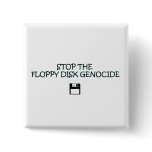 FLOPPY DISK PINBACK BUTTONS