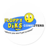 Floppy WHAT computers? stickers
