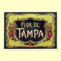 Flor de Tampa Cigar Label posters