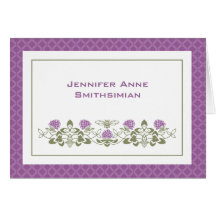 Flora Bee Thank You Card